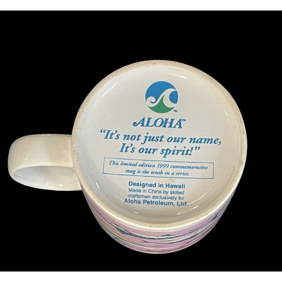 Rare 1999 Aloha Petroleum LTD Limited Edition Marine Life Mug Designed in Hawaii - Picture 2 of 9